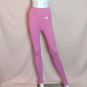Women's Best Power Seamless Leggings in Phlox Pink size Medium
